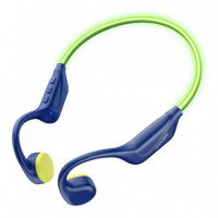 Auriculares Doogee BoneBeat Run Ray IP66 Conducción Ósea Turbo Blue