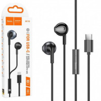 Auricular HOCO M115 Sagacious con Micrófono Usb-c Negro