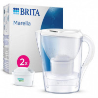 Jarra Filtrante BRITA Marella 2,4L con 2 Filtros Maxtra Pro, Blanca - Guanxe Atlantic Marketplace