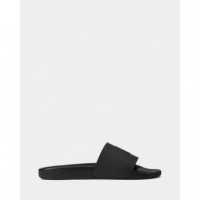 Chanclas con logo Polo de Ralph Lauren