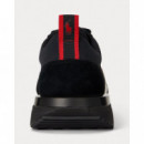 Deportiva Train 89 de Piel y Oxford de RALPH LAUREN