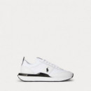 Deportiva Train 89 de Piel y Oxford de RALPH LAUREN