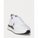 Deportiva Train 89 de Piel y Oxford de RALPH LAUREN
