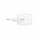 Belkin Cargador USB-C Gan 70W  Blanco (WCH018HQWH)
