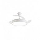 DAEWOO Ventilador De Techo 30W Con Aspas Retractil Blanco DW5008 Con Mando