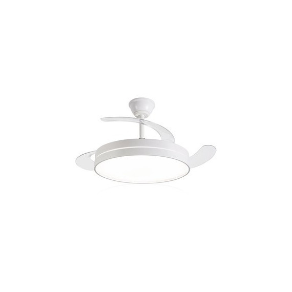 DAEWOO Ventilador De Techo 30W Con Aspas Retractil Blanco DW5008 Con Mando