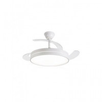 DAEWOO Ventilador de Techo 30W con Aspas Retractil Blanco DW5008 con Mando