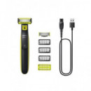 PHILIPS Afeitadora de Cara/barba y Cuerpo Oneblade QP2824/10 con 3 ACCESORIOS/2 Cuchillas