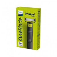 PHILIPS Afeitadora de Cara/barba y Cuerpo Oneblade QP2824/10 con 3 ACCESORIOS/2 Cuchillas