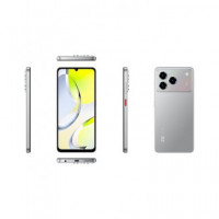 ZTE Telefono Movil A76 128GB/8GB 6.75" Gris Polar