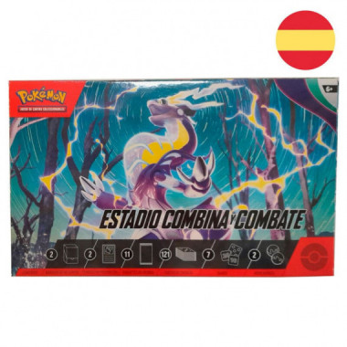 Pokemon estuche cartas estadio combina y combate