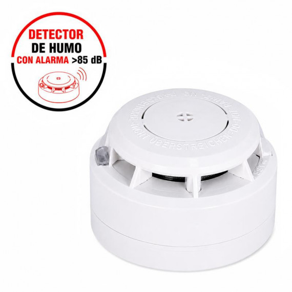 Detector de Humo 2 Baterias 1.5V
