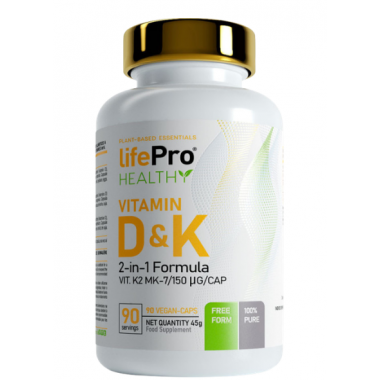 VITAMIN D3 + K2 KM7 Life Pro - 90 vegan caps