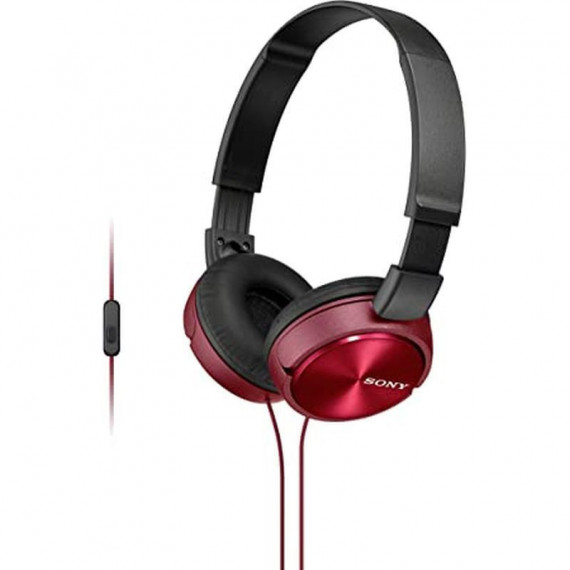 SONY Auriculares Diadema Microfono MDR-ZX310AP Rojo - Caja Deteriorada