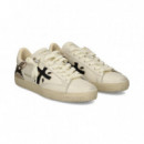 DEPORTIVO PYTHON PIEL BLANCO