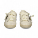 DEPORTIVO PYTHON PIEL BLANCO