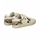 DEPORTIVO PYTHON PIEL BLANCO