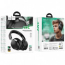 HOCO W53 Plus Auricular Inalámbrico y Microsd con Cancelación de Ruido Negro