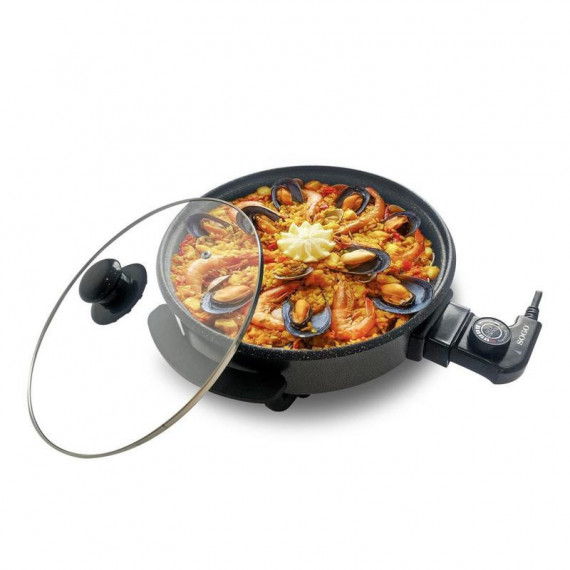 Sartén Eléctrica Sogo PIZ-SS-10011 32 cm Multi-Cazuela y Pizzera 1500W
