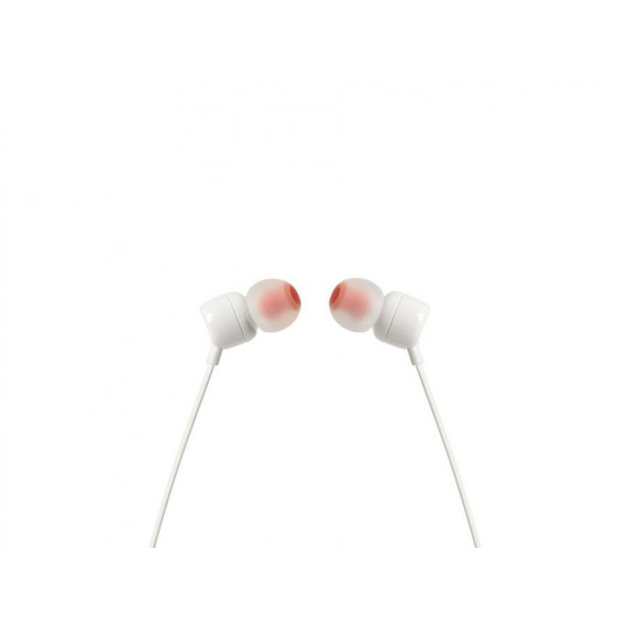 Auriculares JBL T110 Intraurales con Micrófono Blanco / Jack 3.5 mm (JBLT110WHT)