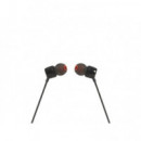 Auriculares Intraaurales JBL T110 Negros con Micrófono Jack 3.5MM JBLT110BLK