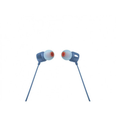 Auriculares JBL T110 Intraurales con Micr&oacute;fono, Azules, Jack 3.5 mm