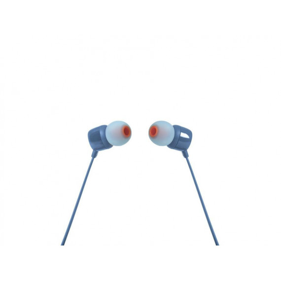 Auriculares JBL T110 Intraurales con Micrófono, Azules, Jack 3.5 mm