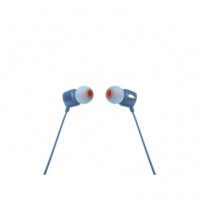 Auriculares JBL T110 Intraurales con Micrófono, Azules, Jack 3.5 Mm