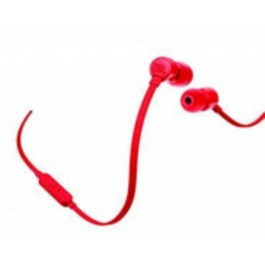 Auriculares JBL T110 Intraurales con Micr&oacute;fono, Rojo (jack 3.5 Mm)