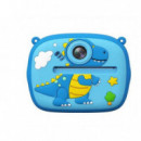 Cámara de Fotos Instantánea Infantil XO V06 Azul con Video HD