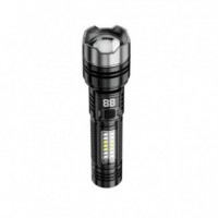 Linterna Multifunción Led XO YH20 450 Lúmenes con Luz Lateral y Recargable Usb-c