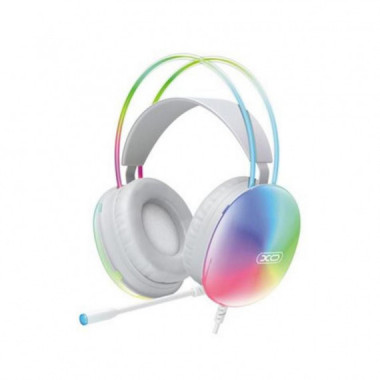 Auriculares Gaming Diadema XO GE11 con Cable Blanco, 50mm