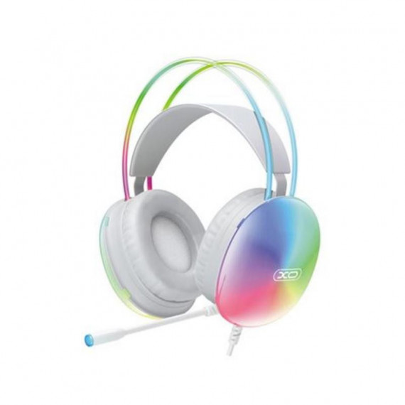 Auriculares Gaming Diadema XO GE11 con Cable Blanco, 50mm