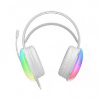 Auriculares Gaming Diadema XO GE11 con Cable Blanco, 50MM