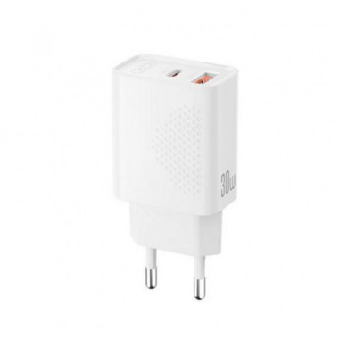 Cargador de Pared XO L163 con 30W USB y USB-C