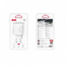 Cargador de Pared XO L163 con 30W USB y USB-C