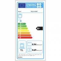 Horno BOSCH HQA534EB3 A+ Integrable con Vapor y Easyclean