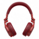 Auriculares PIONEER DJ HDJ-CUE1BT BLUETOOTH Rojos