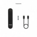 Caja Externa TooQ SSD M.2 NVMe SATA PCIe USB-A 3.0 USB-C 3.0 Negra (TQE-2240B)