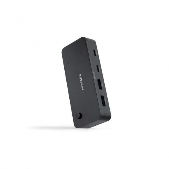 Conmutador Nanocable 4xUSB-A 3.0 2xUSB-C Negro (10.12.0011)