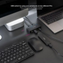 Conmutador Nanocable 4xUSB-A 3.0 2xUSB-C Negro (10.12.0011)