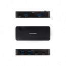 Conmutador Nanocable 4xUSB-A 3.0 2xUSB-C Negro (10.12.0011)