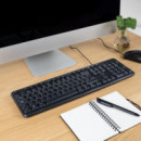 Teclado TooQ 104 Teclas USB Cable 1.35m Negro (TQK-2002-B)