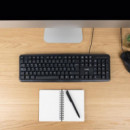 Teclado TooQ 104 Teclas USB Cable 1.35m Negro (TQK-2002-B)