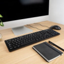 Teclado TOOQ 105 Teclas USB 1.35M Negro (TQK-2003-B)