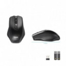 Ratón TooQ Óptico RF Wireless Diestro 1600 dpi Negro (TQMW-1102-B)