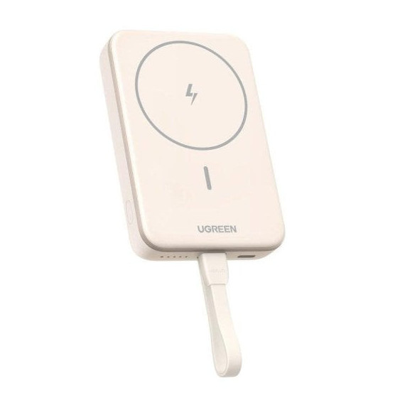 Powerbank UGREEN PB760 10000MAH Inalámbrico Magnético Magsafe/qi/usb-c Beige (35341)
