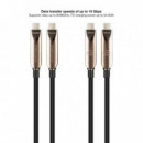 Nanocable USB-C/M a USB-C/M PD 60W 10m Negro (10.01.4610)