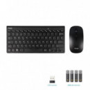 Kit Teclado + Ratón TooQ RF Wireless Negro (TQKMW-3101-B)