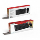 Kit Teclado + Ratón TooQ RF Wireless Negro (TQKMW-3101-B)